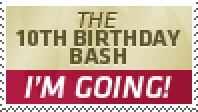 The 10th Birthday Bash -- I'm going!